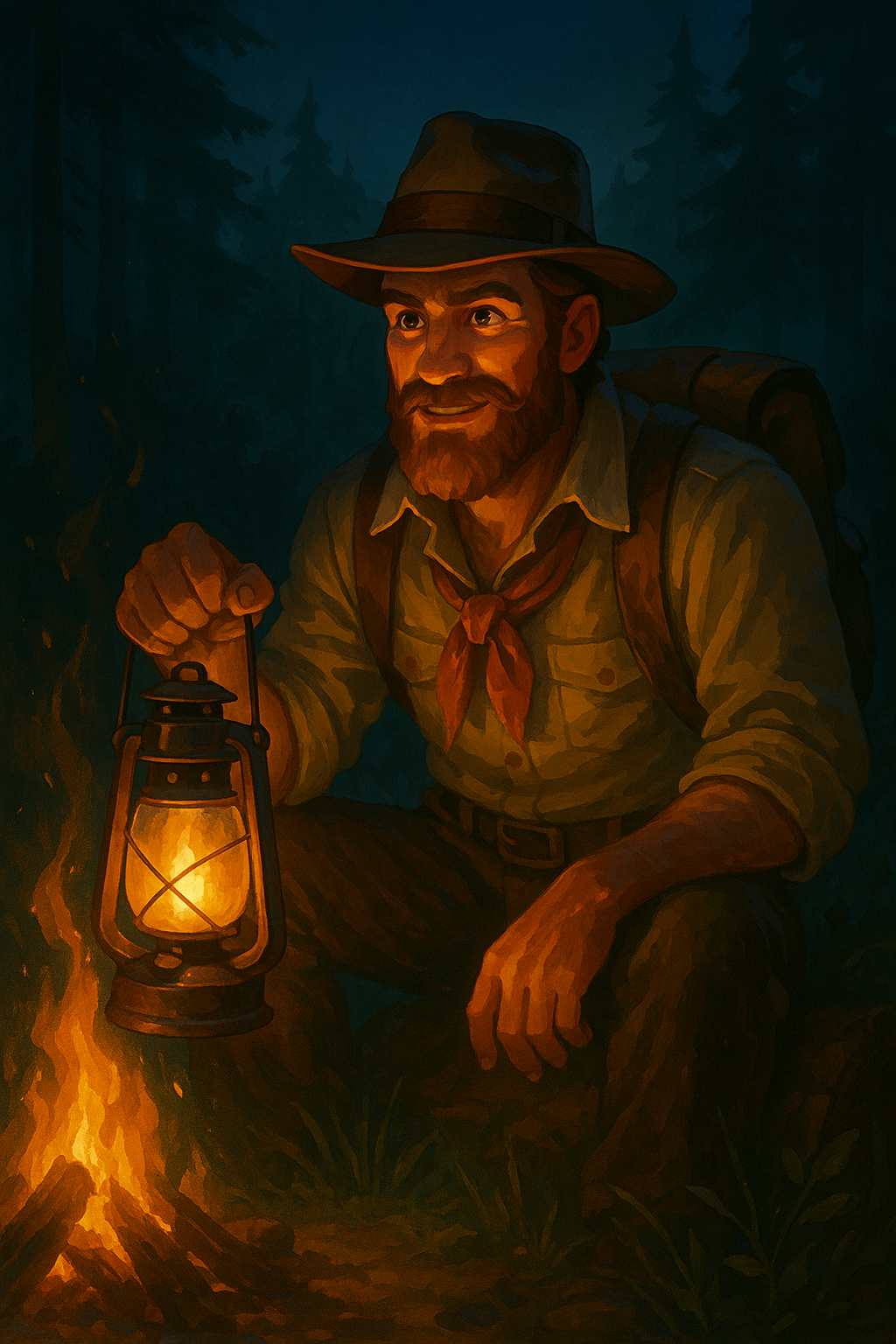 Wild Survivor explorer illustration